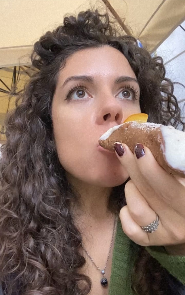 Mangiare a Palermo: il cannolo siciliano, Jessica Cani